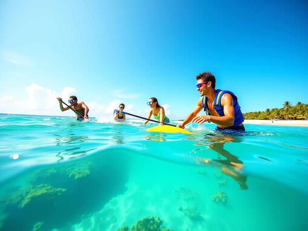Deportes acuáticos y aventuras en el Caribe